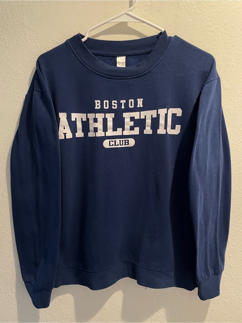 Boston Athletic Club Blue Pullover Sweatshirt Size M